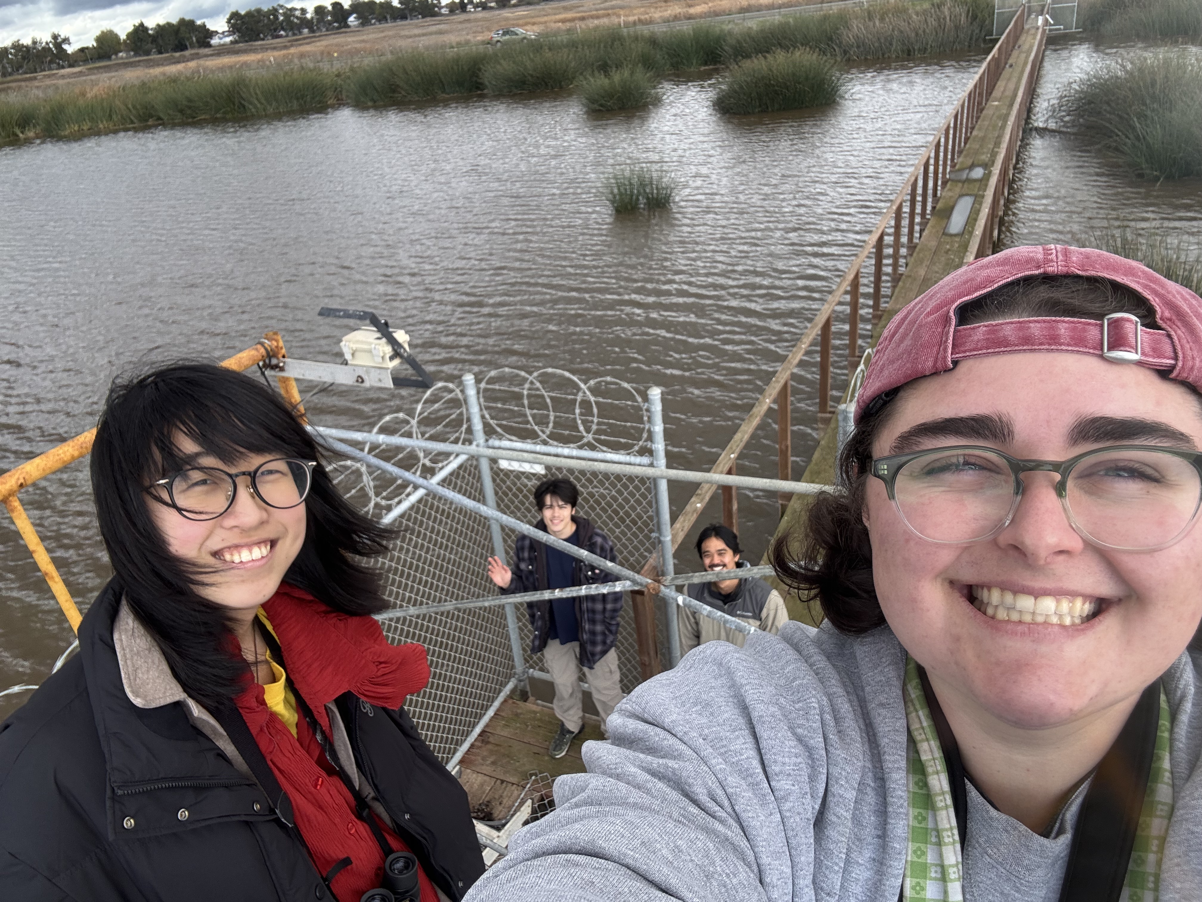 Fall field crew at Hill Slough